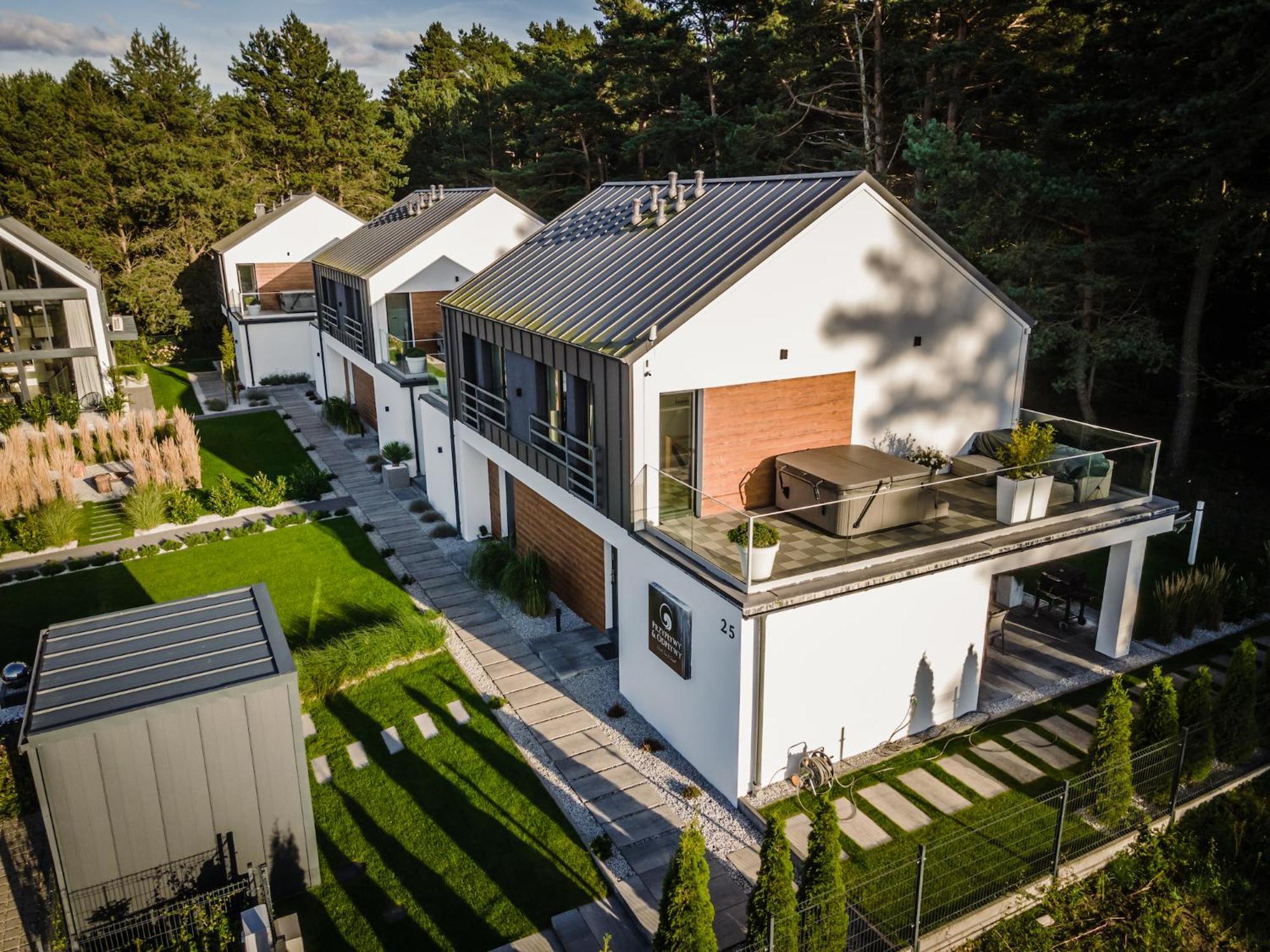 Jastrzębia Góra Przyplywy & Odplywy酒店 外观 照片